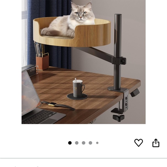Adjustable Cat Bed with 360° Rotation - Picture 1 of 10
